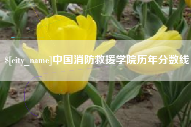 佳木斯中国消防救援学院历年分数线