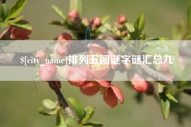 佳木斯排列五图谜字谜汇总九