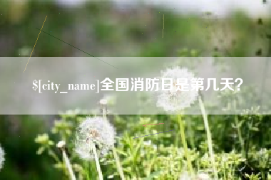 佳木斯全国消防日是第几天？