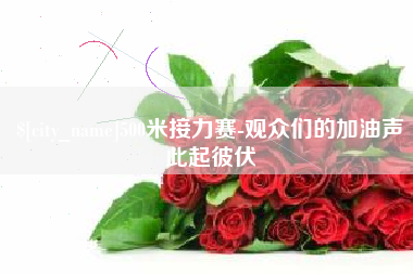 佳木斯500米接力赛-观众们的加油声此起彼伏