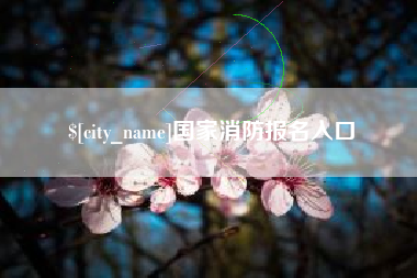 佳木斯国家消防报名入口