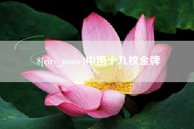 佳木斯中国十九枚金牌