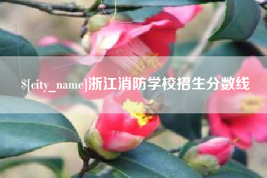 佳木斯浙江消防学校招生分数线