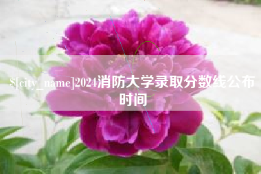 佳木斯2024消防大学录取分数线公布时间