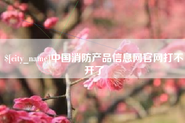 佳木斯中国消防产品信息网官网打不开了