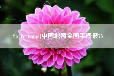 佳木斯中国地图全图手抄报75