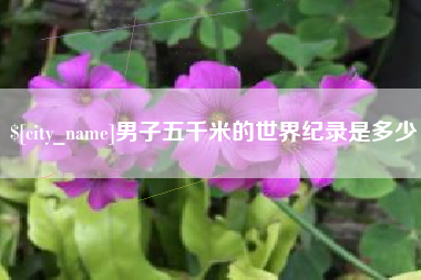 佳木斯男子五千米的世界纪录是多少