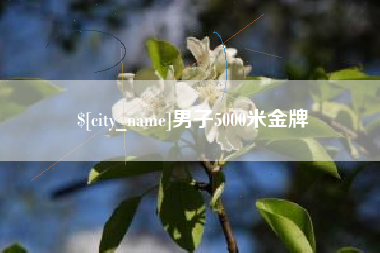 佳木斯男子5000米金牌