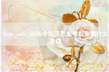 佳木斯消防中控证怎么考取需要什么条件
