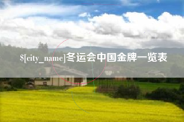 佳木斯冬运会中国金牌一览表