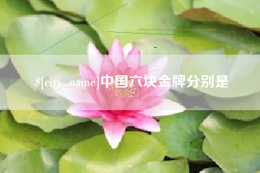 佳木斯中国六块金牌分别是