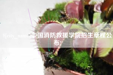 佳木斯中国消防救援学院招生章程公布!